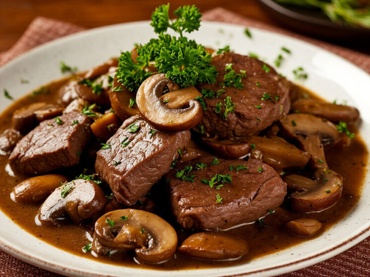 Вдохновляющий ужин: как приготовить печень с грибами