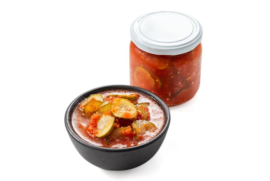 Салат из огурцов на зиму