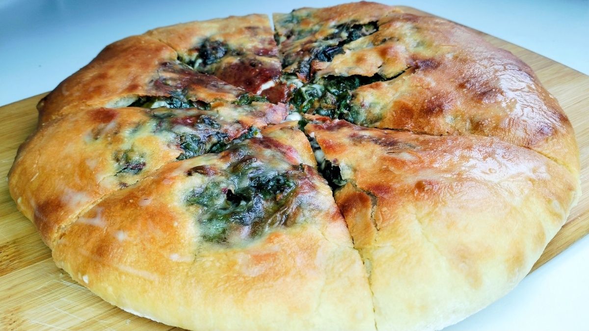 Вдохновение для кухни: Пирог со свекольной ботвой и сыром