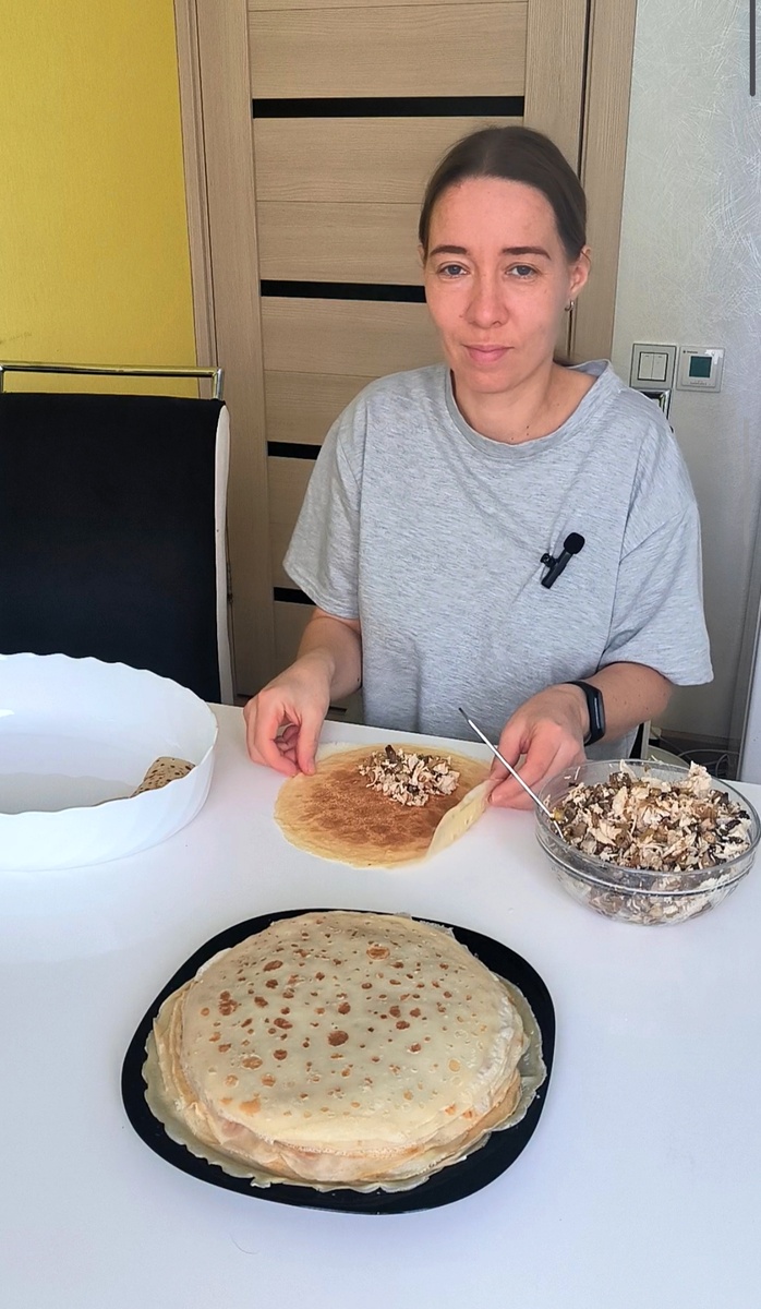 Вкуснейшая начинка для блинчиков: пошаговый рецепт