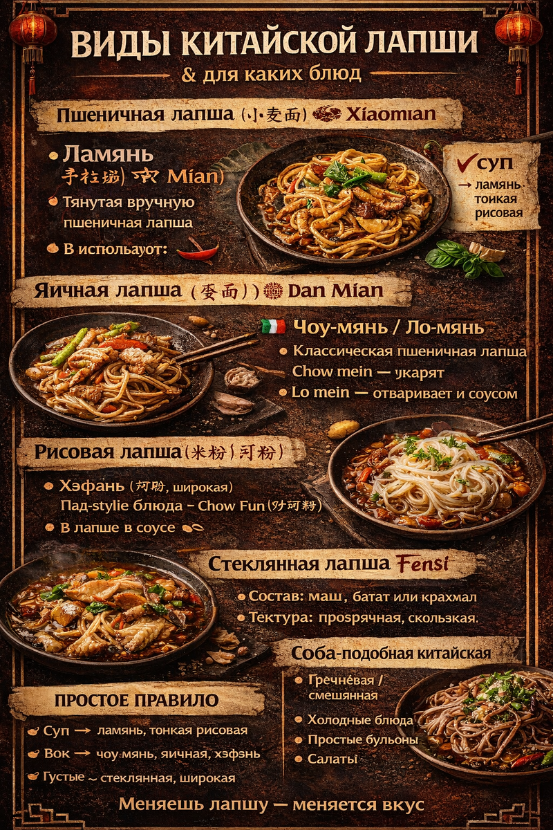 Китайская лапша: разнообразие и идеи для приготовления