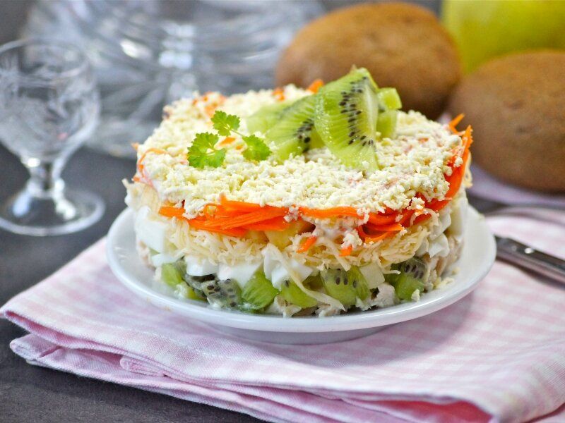 Праздничные салаты с морковью для года дракона