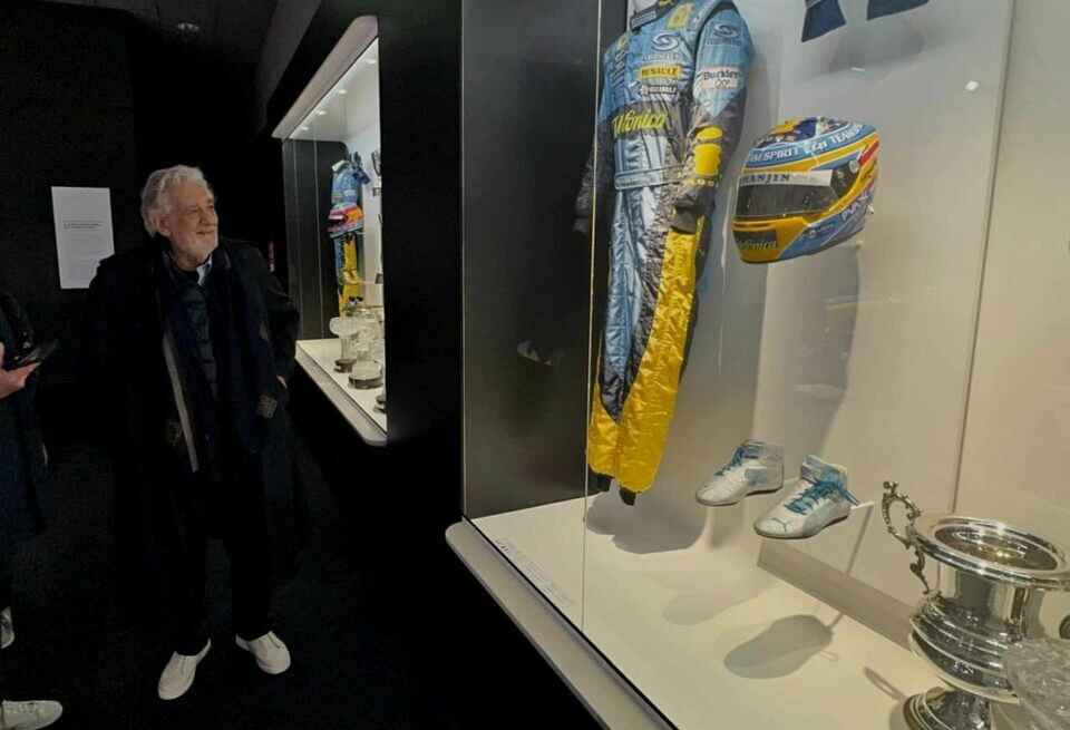 Пласидо Доминго восхитился музеем Фернандо Алонсо