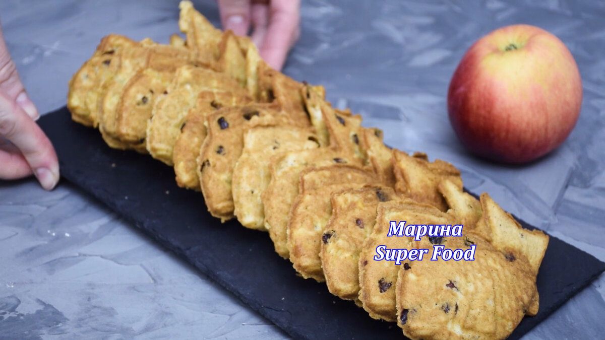 Как приготовить ароматное печенье с яблоками и овсянкой