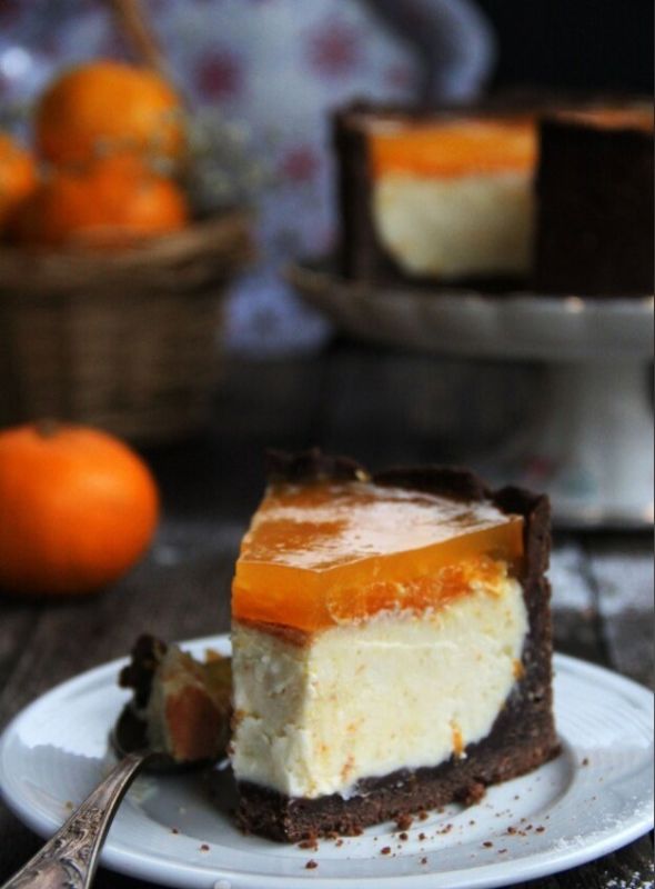 Уникальный мандариновый чизкейк на любой случай