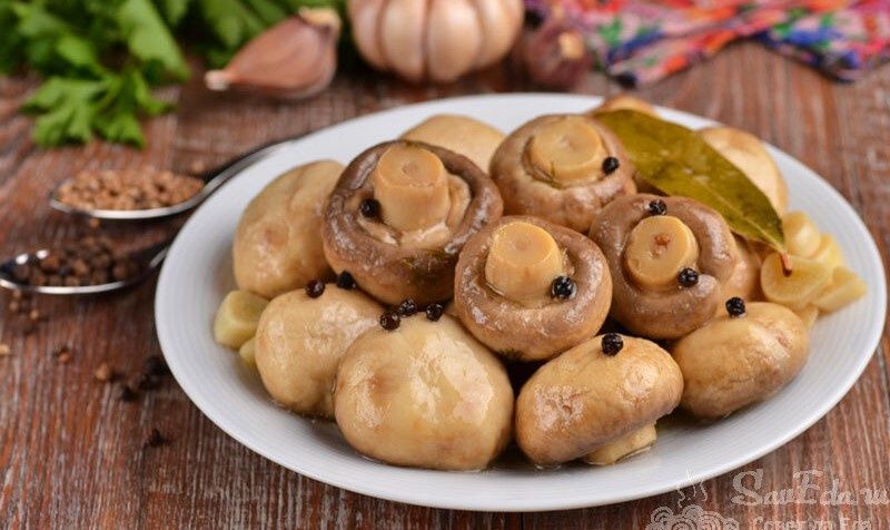 Маринованные шампиньоны за 5 минут: быстро и вкусно