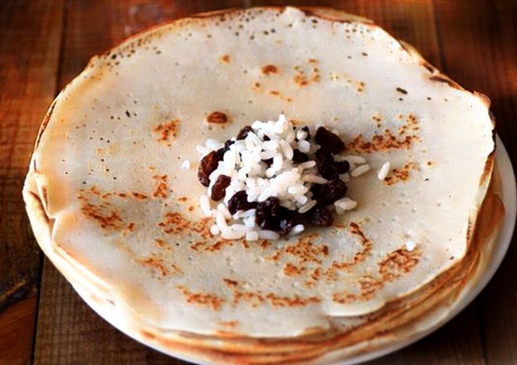 Кутья и постные блины для поминальной трапезы на Родительскую субботу Великого поста