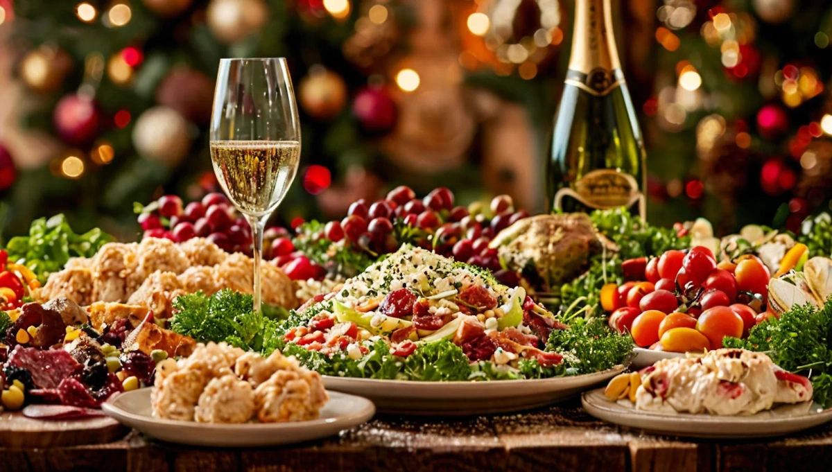 Новогоднее меню 2026: от закусок до десерта в стиле огненной лошади