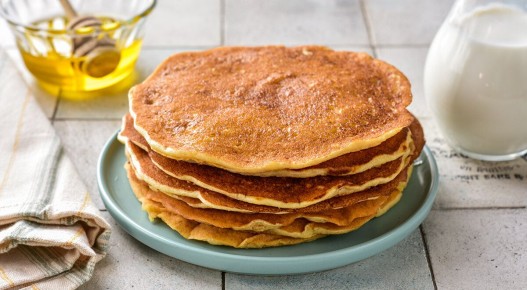 Манно-овсяные блины без муки на кефире