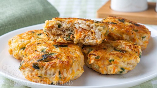 Сочные куриные котлеты с овощами, которые понравятся всем