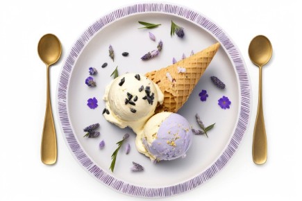 Лимонное мороженое с лавандовым медом: освежающий десерт для летних дней