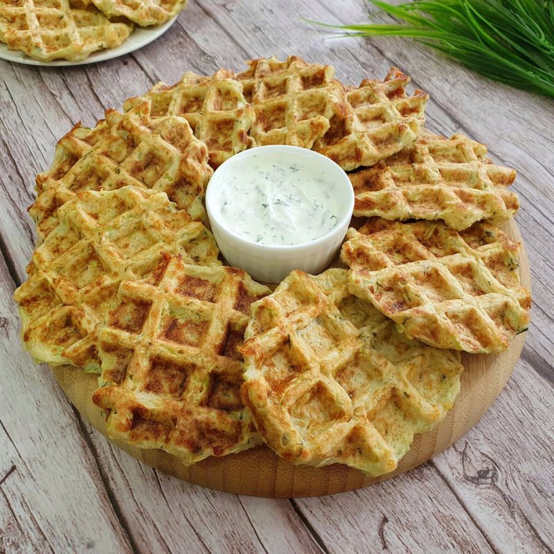 Летний вкус: Нежные вафли из кабачка для любого случая