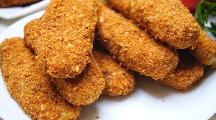 Сочные рыбные палочки с хрустящей корочкой